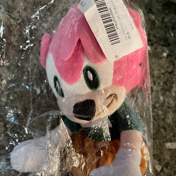 amy rose soft toy Finally finished my Movie Amy Rose figure Credit to Steakosaurus for making  the models of her head and Hammer : r/SonicTheHedgehog